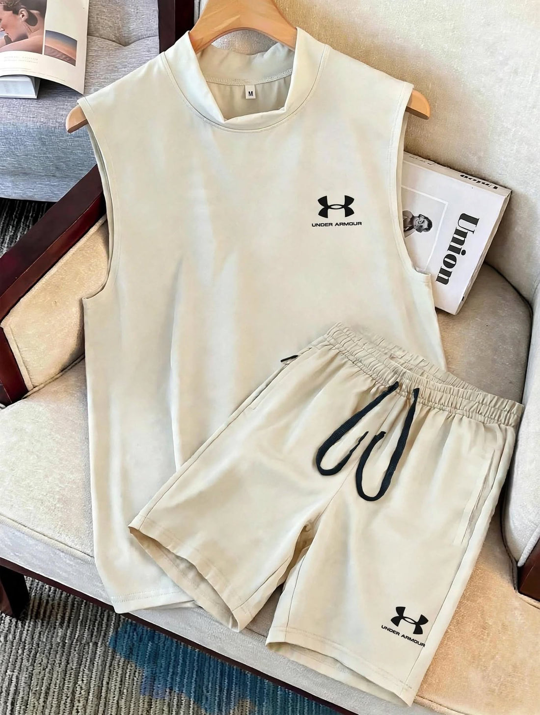 Men's Oversized Muscle Tee & Shorts Set | Breathable Gym Coord - 8 Colors | Sizes M-XXL |MH