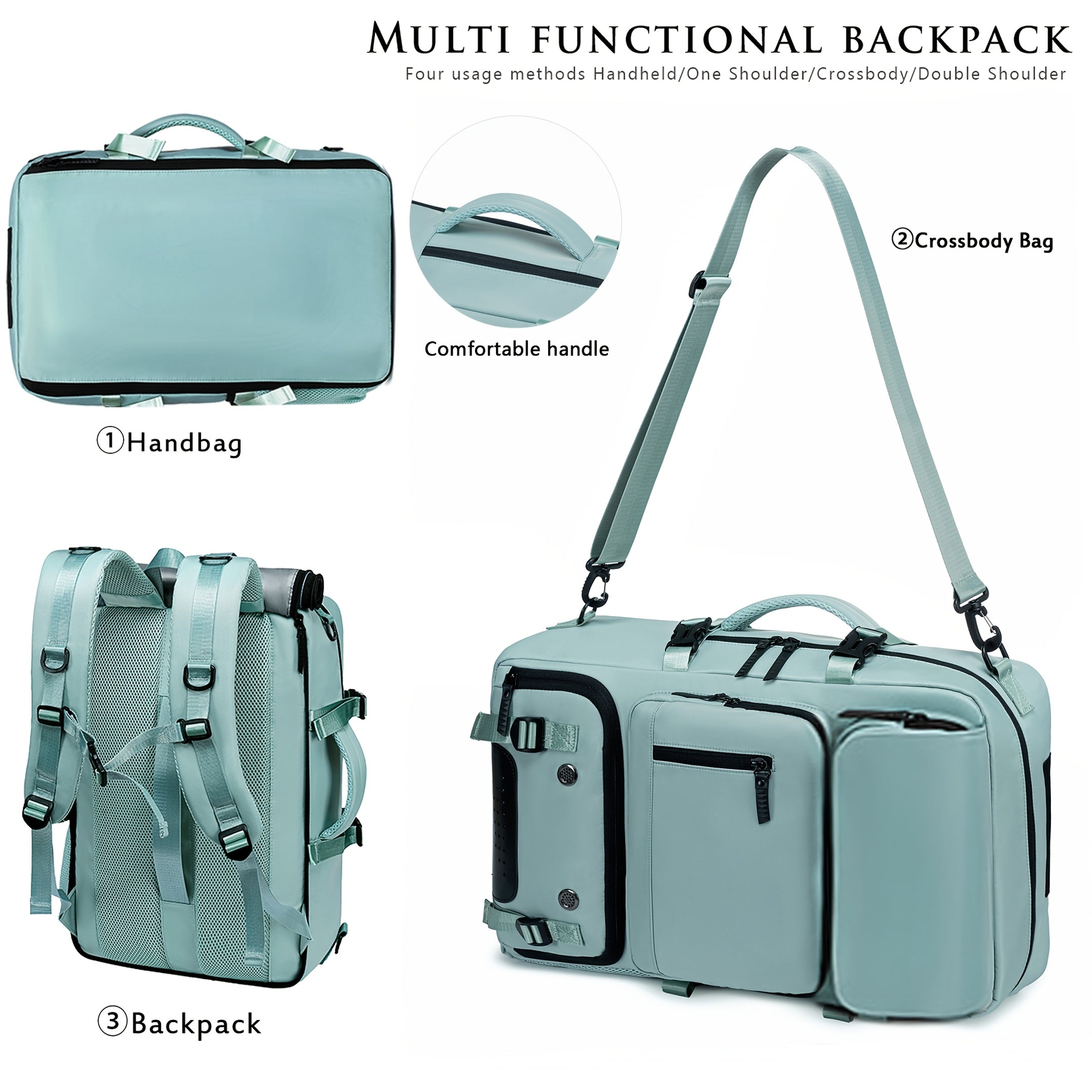 Versatile Large-Capacity Backpack for Men & Women