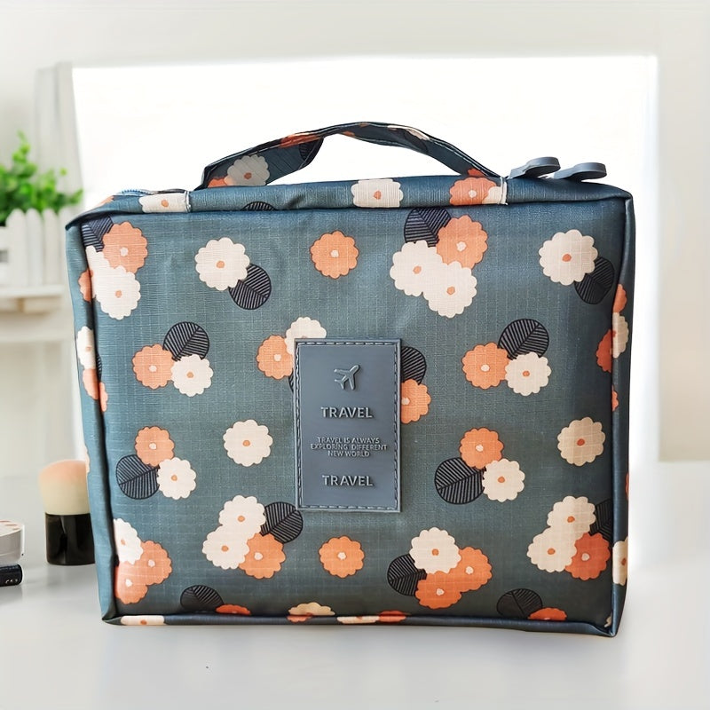 Waterproof Toiletry Bag for Women - Travel Makeup Case and Cosmetic Organizer with Wash Bag for Toiletries and Travel Accessories