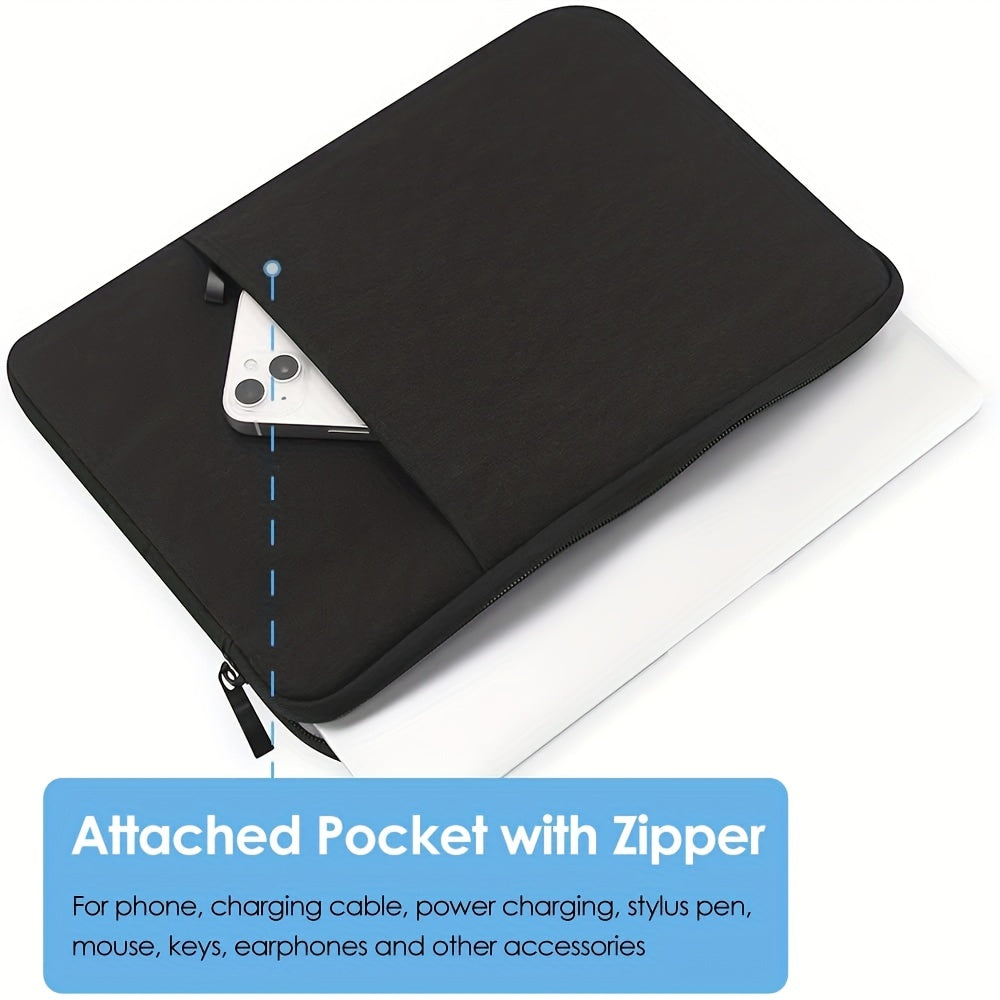 1pc Premium Laptop Briefcase - 13.0-15.6 Inch Water-Resistant,