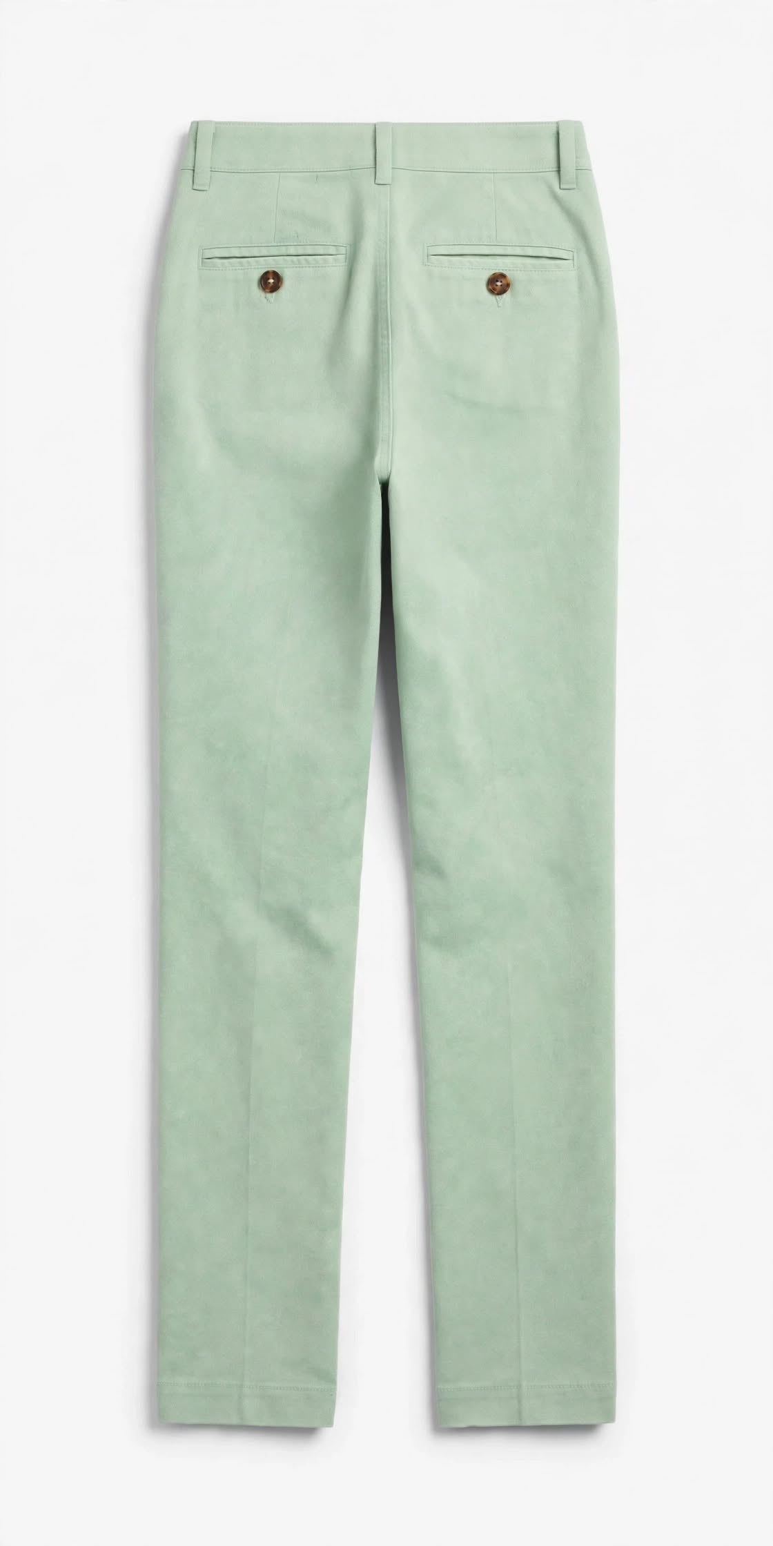 Women’s Casual Leaf Green Chino Trousers Slim Leg Pockets Slim Fit Cotton Pants | Sizes 26-36 Inch | MH
