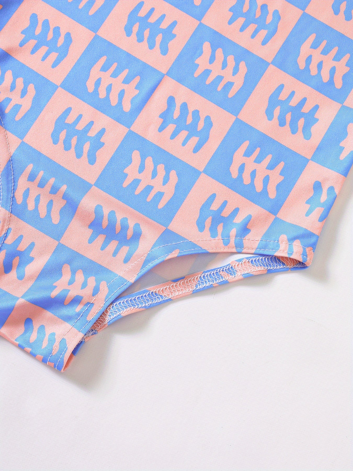 2 Pcs Girl's Onesie Swimsuit & Swimming Cap,