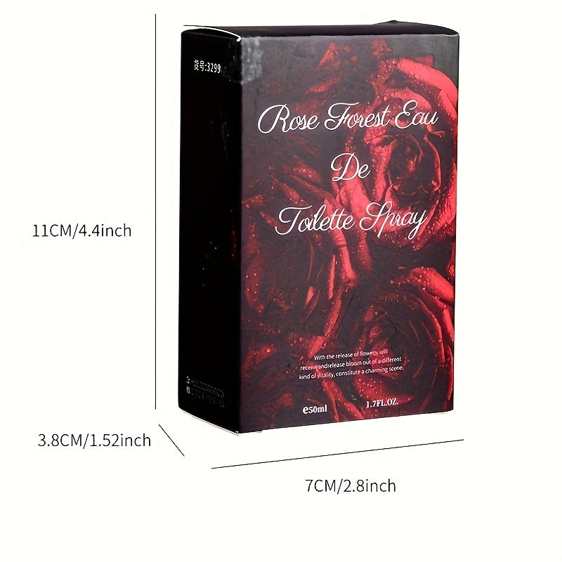 Rose Forest Eau De Toilette Spray For Women, Refreshing And Long Lasting Fragrance, Perfume For Dating And Daily Life, A Perfect Gift For Valentine Christmas