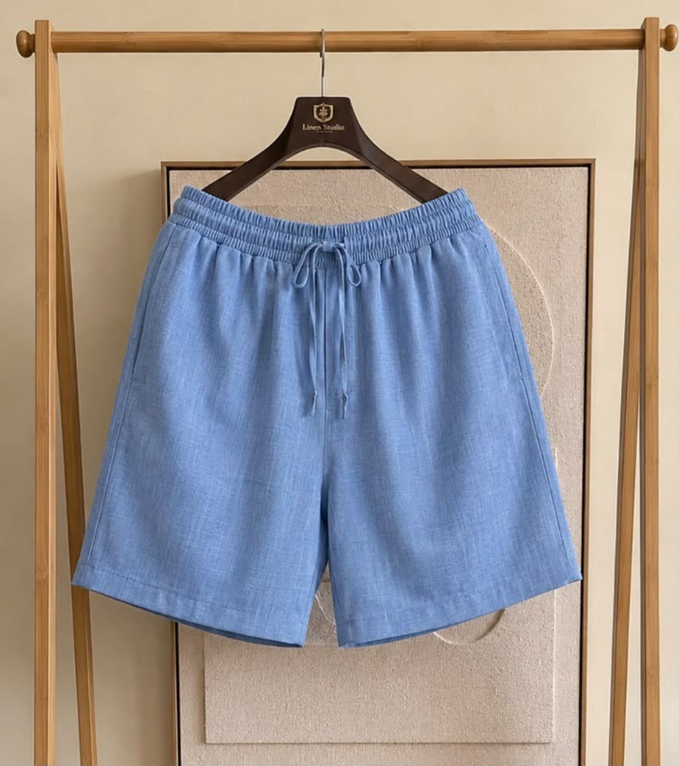 Men’s Premium Casual Elastic Drawstring Shorts | Lightweight Summer Shorts | Beach & Everyday Wear | M–XXL