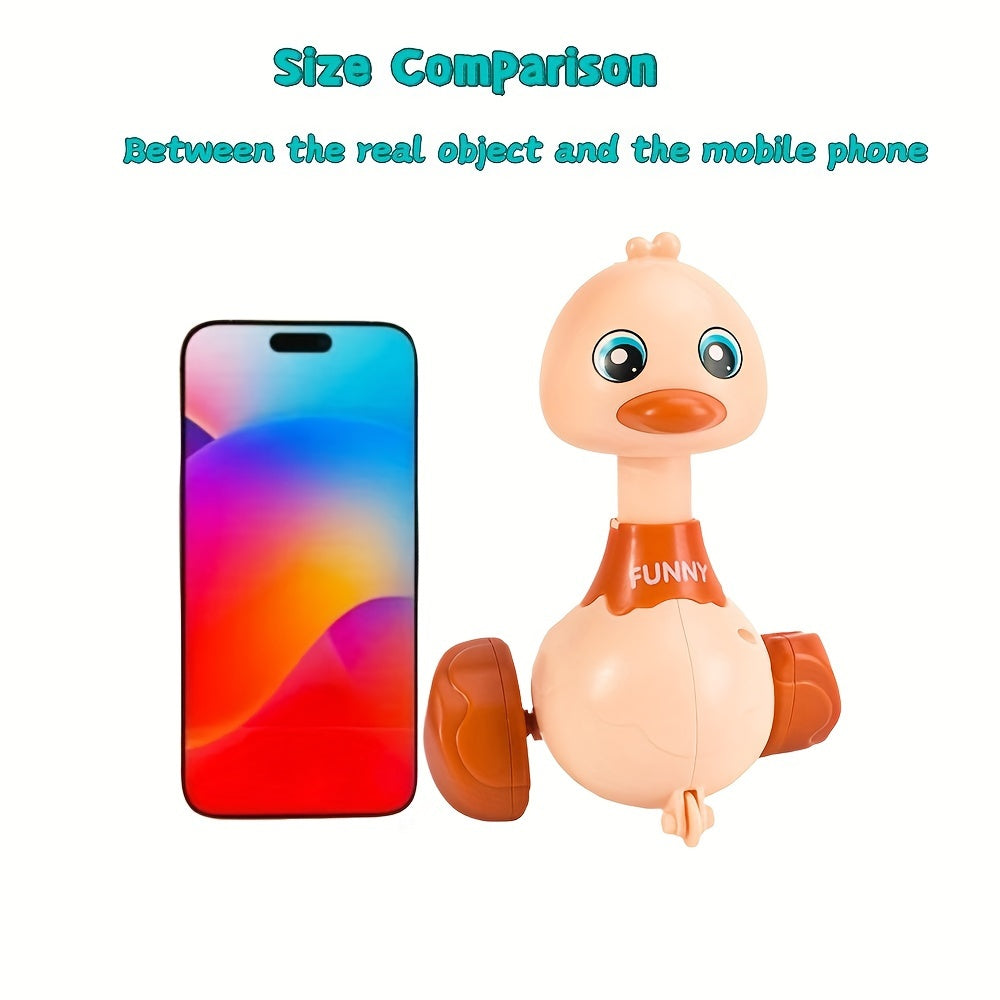 Children's Press Toy Car, Cute Swing Duck, No Battery Required Before Press Christmas New Year Birthday Gifts For Boys Girls Halloween Gift