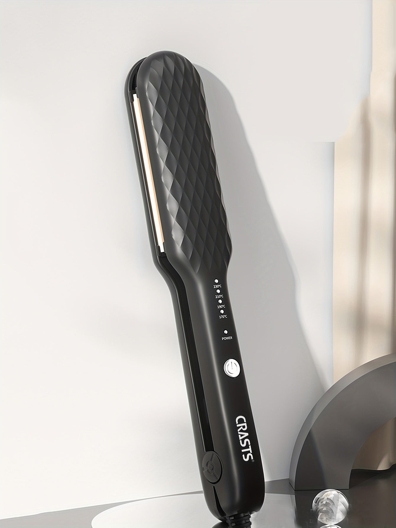 CRASTS 2-in-1 Straightening & Curling Iron with Dual Plates,