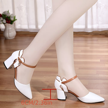 [Summer Block Heel High-Shoes] Women's Summer Fashion Block Heel, /MH