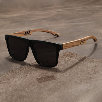 1pc Men's Retro Walnut Fashion Glasses, Ultra-Light Fashion Glasses For Men And Women,