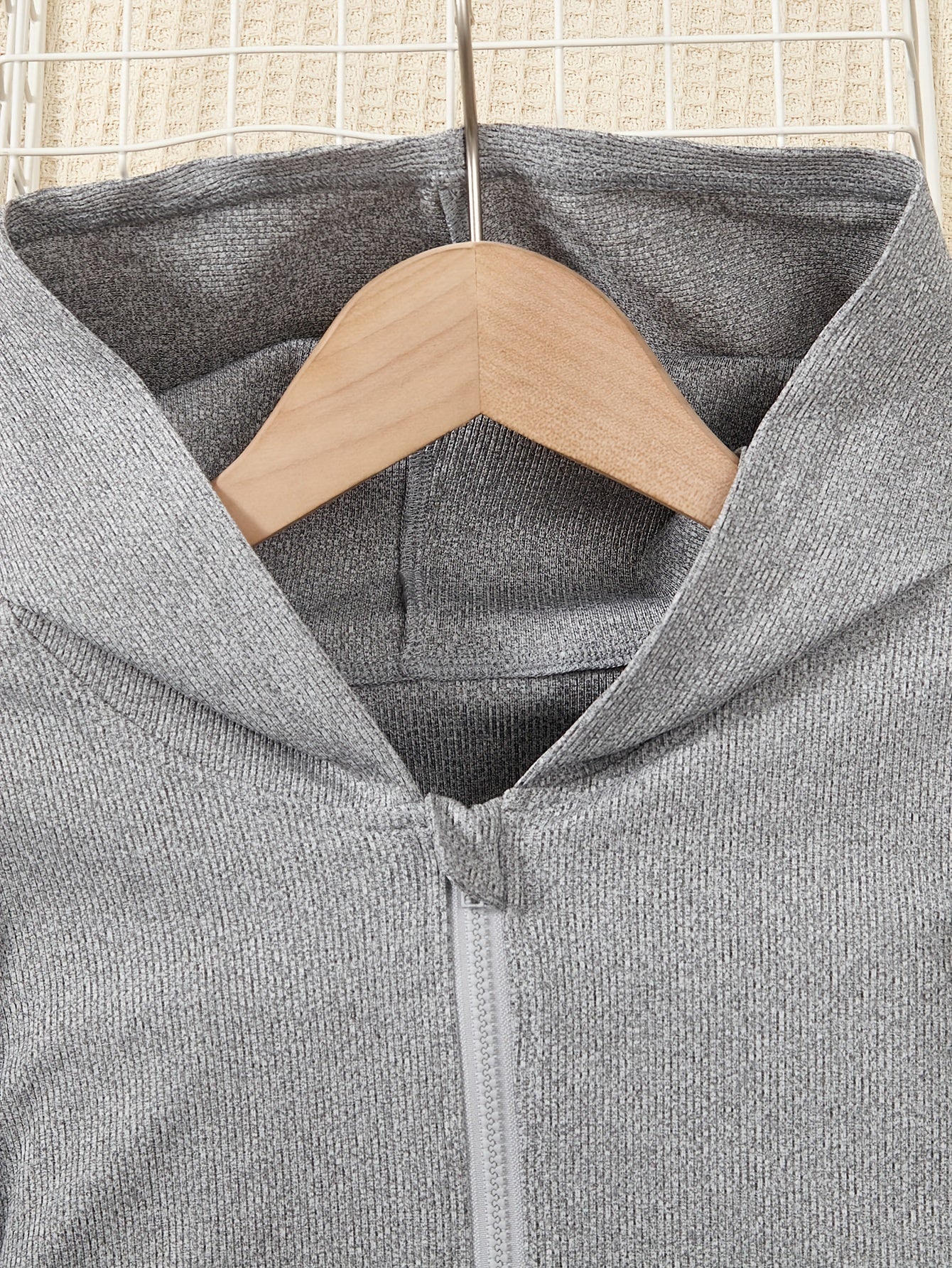 Elegant Girls Slim Outfits 2pc, Zip Hoodies + Loose Fit Flare Pants Kids Clothes.