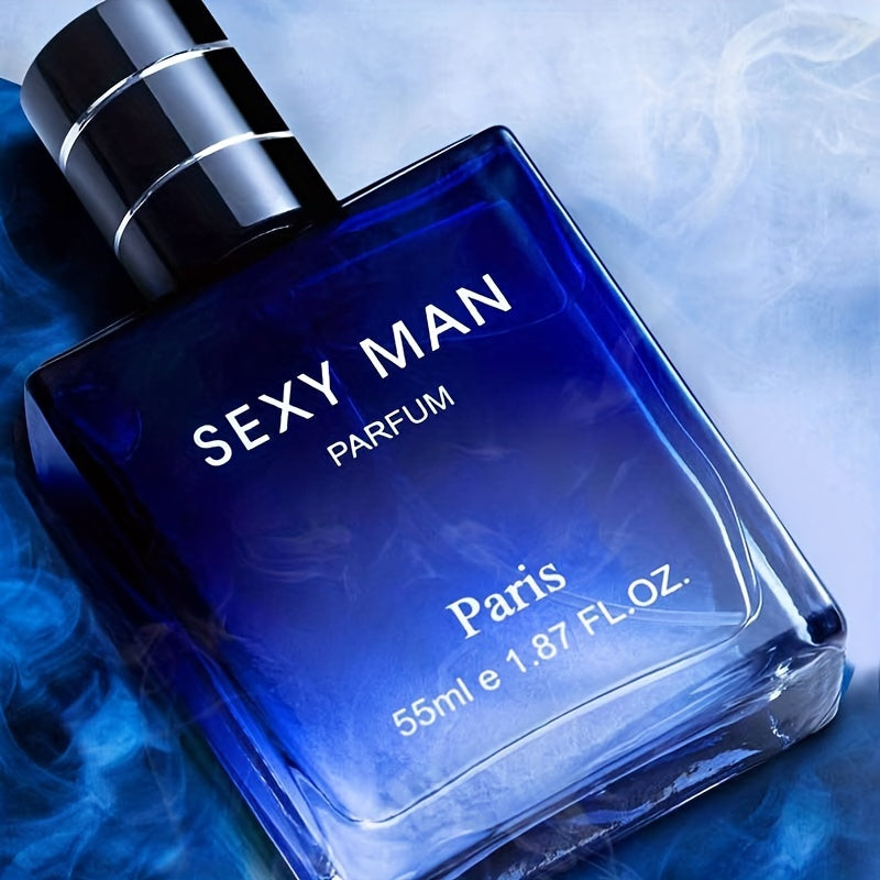 1.78 Oz Temptation Manly Cologne Perfume - Long-Lasting, Woody Aroma, Portable Eau De Parfum Spray for Business, Office, Travel, and Special Occasions - Ideal Birthday and Father's Day Gift for Him