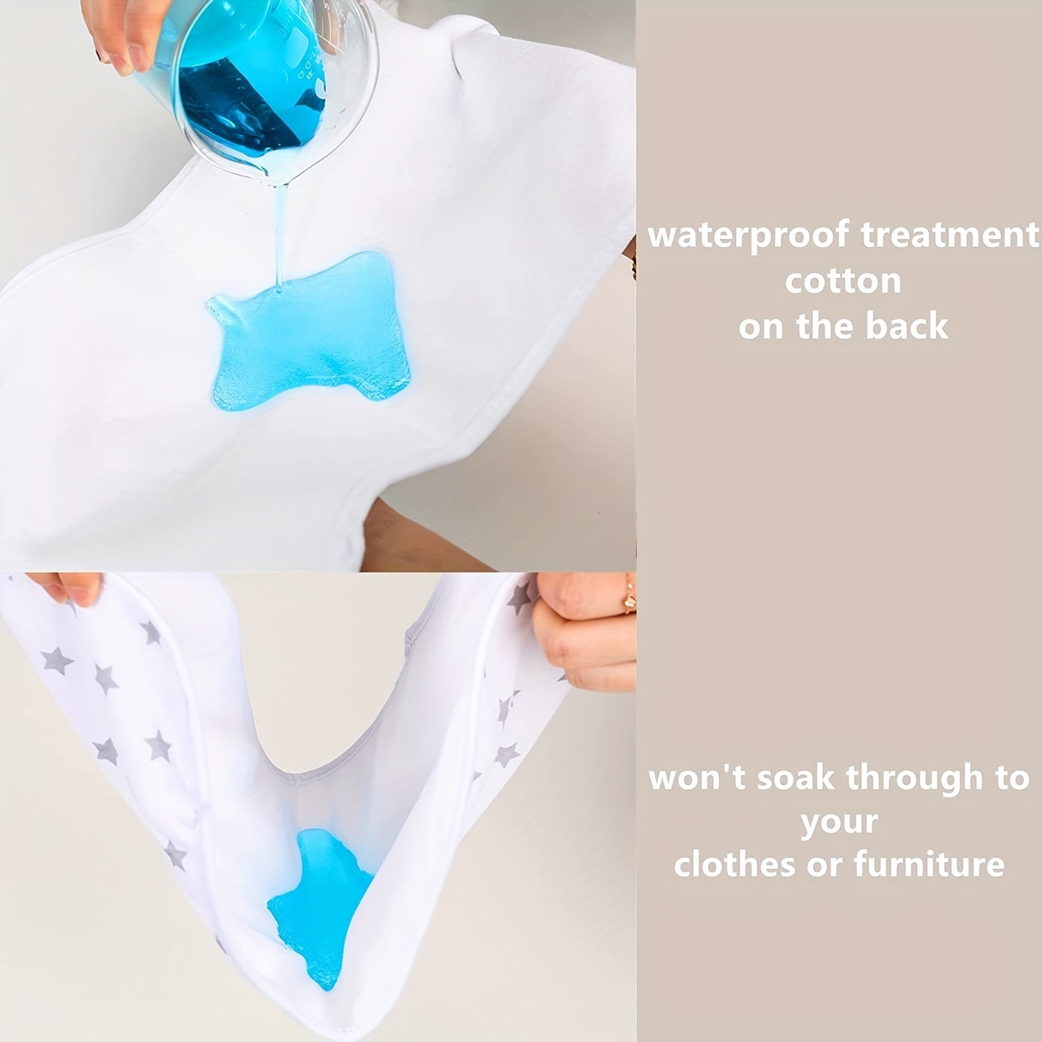 4-Pack of Ultra-Soft & Absorbent Burp Cloths - Waterproof & Cute Unisex Designs for Baby, Halloween, Thanksgiving, Christmas Gift Easter Gift