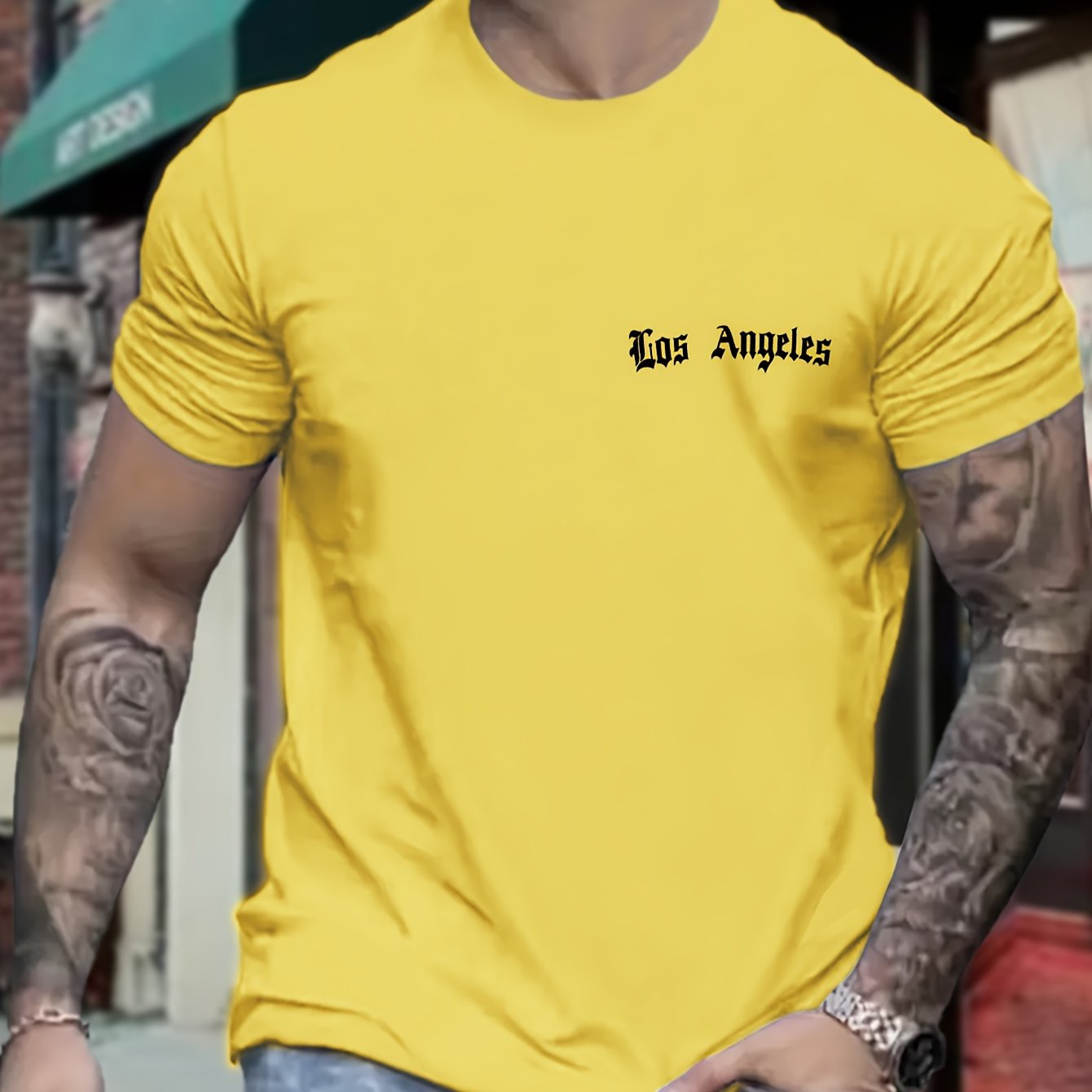 Men's Fashion Plus Size T-Shirts - Casual Streetwear Crew Neck.
