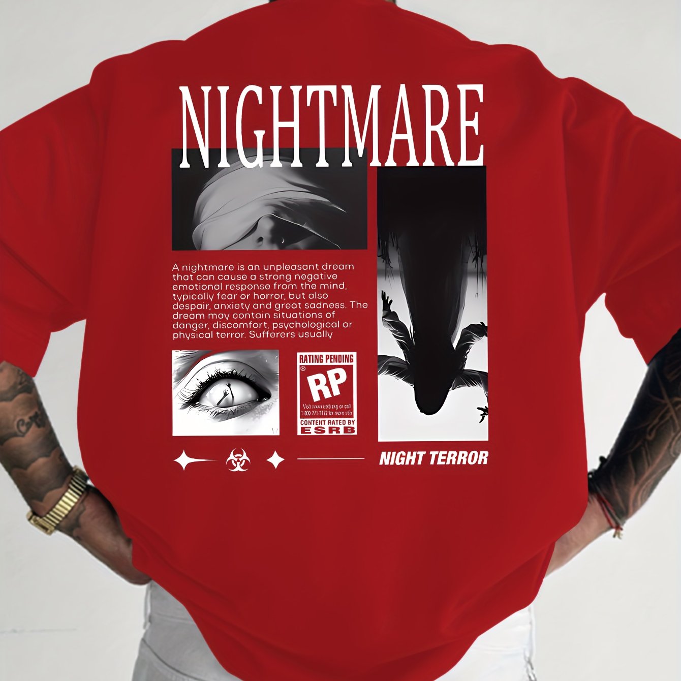 Men's Graphic Design Crew Neck T-shirt, Casual Comfy Tees T-shirts .