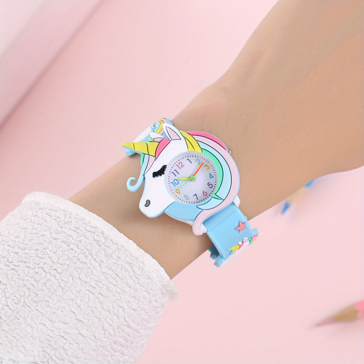 Cute Children's Silicone Cartoon Watch Gift For Kids