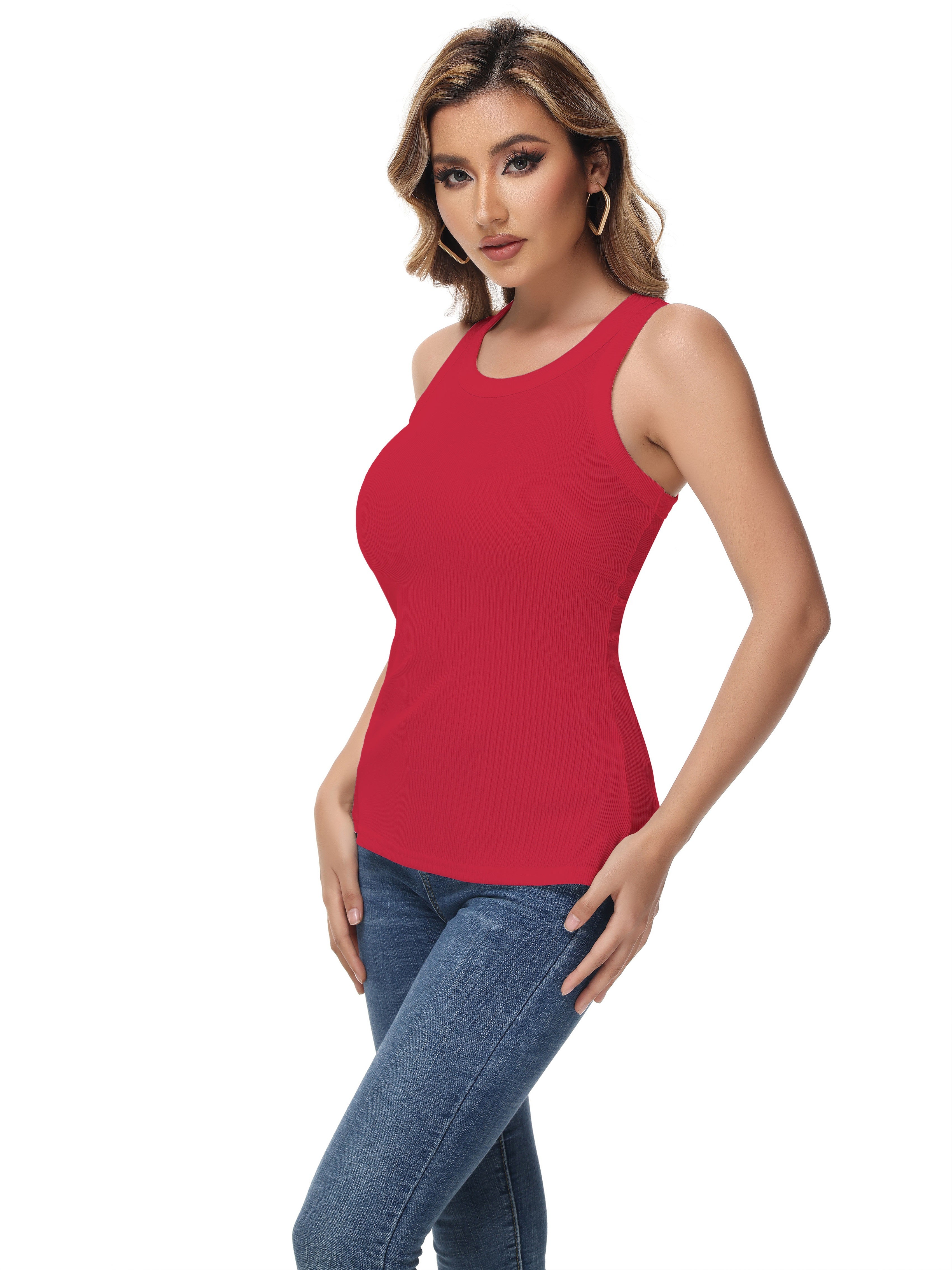 Women Sleeveless Sports Tank Top,