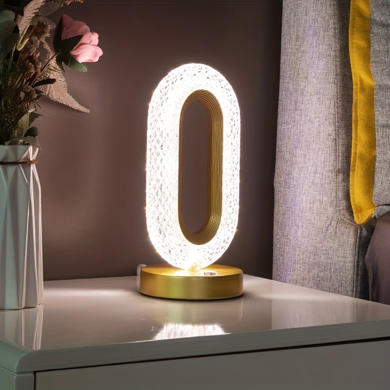 1pc Table Lamp, Simple Decoration Bedroom Table Lamp, Living Room Bedside Decoration, Birthday Gift