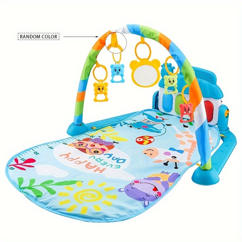 Delight Your Baby with this Fun and Educational Fitness Rack Toy, Piano Play Mat, and Crawling Mat, Halloween, Thanksgiving And Christmas Gift