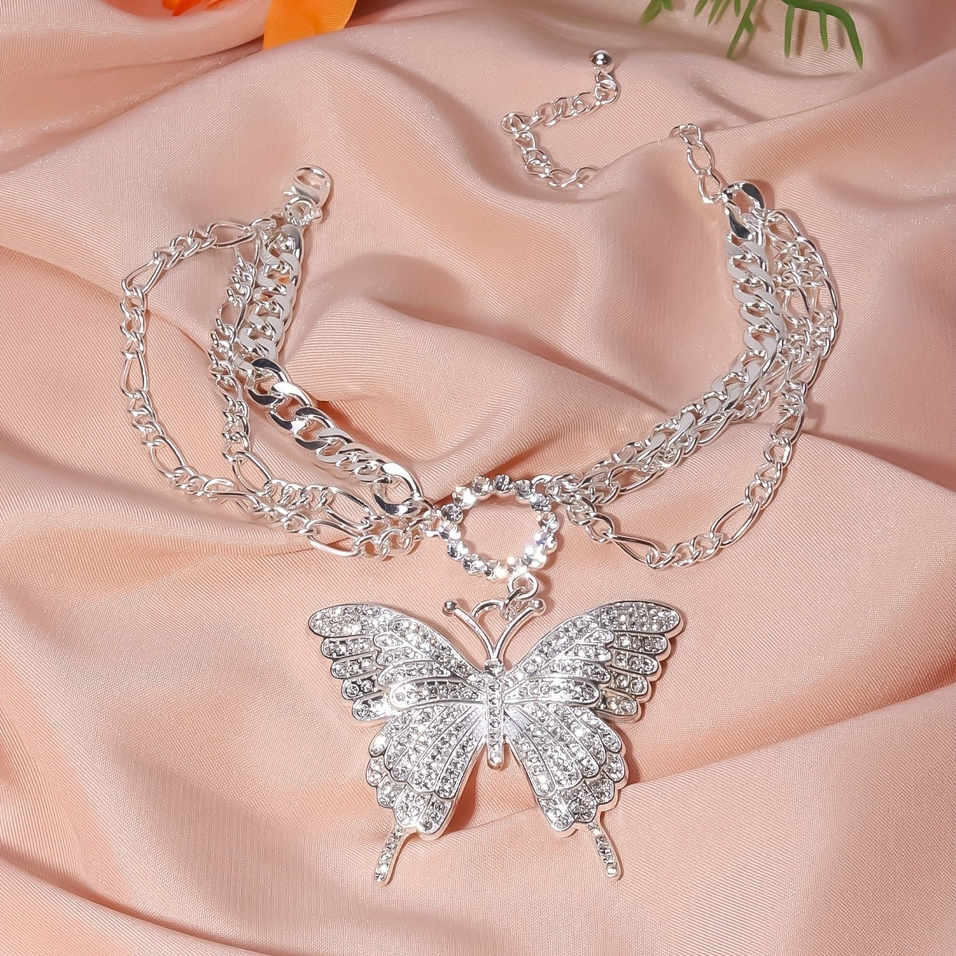 A Multi-layered Full Butterfly Anklet Gift