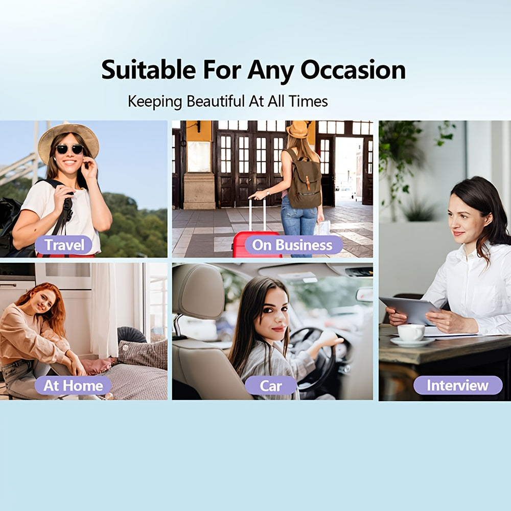 Wireless Hair Straightener Brush - / Fast Heating, Constant Temperature Anti-Scald, LED Display, Lightweight Portable Design for Home & Travel, Ideal Gift for Women, Hair Straightener, Sleek Gadget, Userfriendly Interface