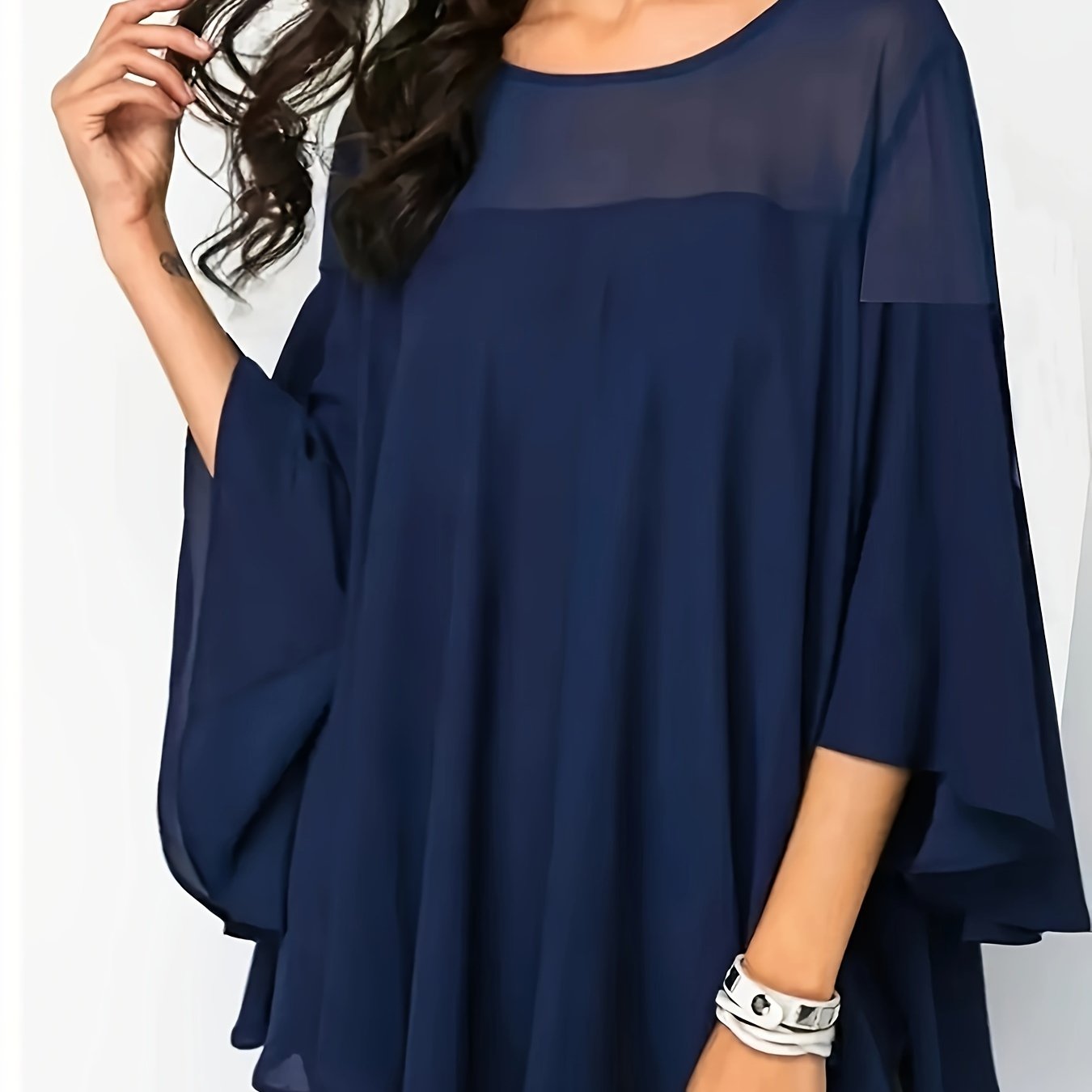 Plus Size Women's Casual Shirt - Vibrant Green Short Sleeve.