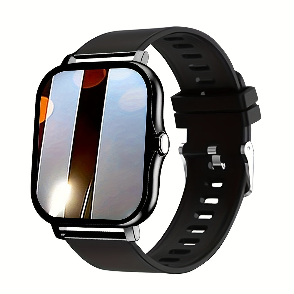 NEW Smart Watch 4.65cmInch With Wireless Calling/Receiving Multiple Sports Modes Sedentary Reminder Weather Forecast Message Notification Borderlessslim Design Multi-SportMode For Android & For IPhone For Men&Women AS A Gift