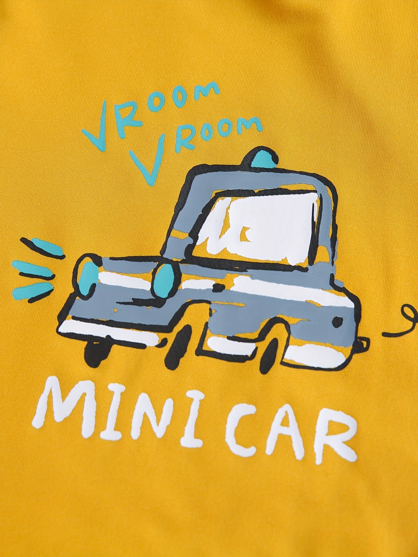 2 Pcs Boy's Refreshing Color Car Print Short Sleeve T-Shirts .