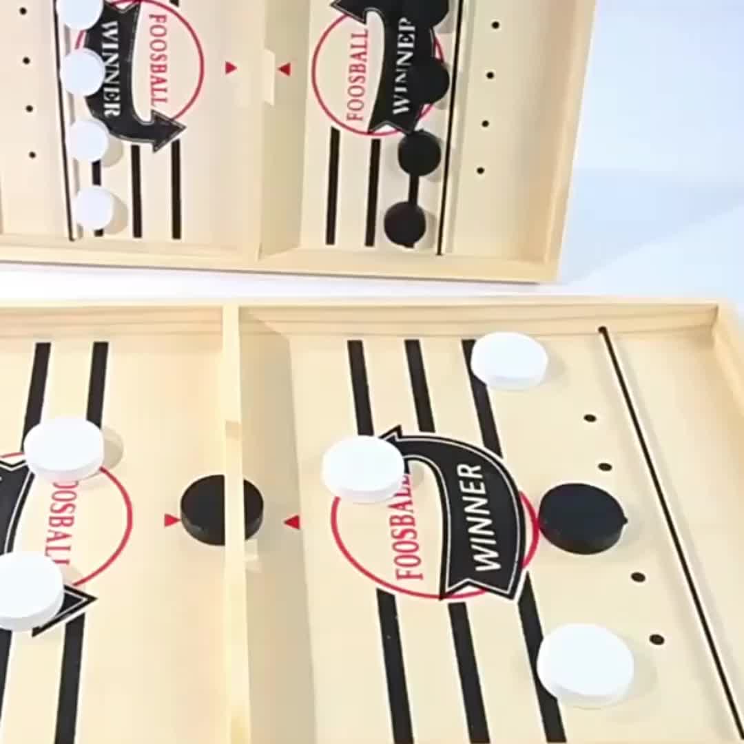 Slingshot Board Games For Adult, Super Winner Sling Puck Foosball Board Game Slingshot Table Hockey Party Game Bouncing Chess Hockey Game Christmas, Halloween, Thanksgiving Gift, gaming Gift
