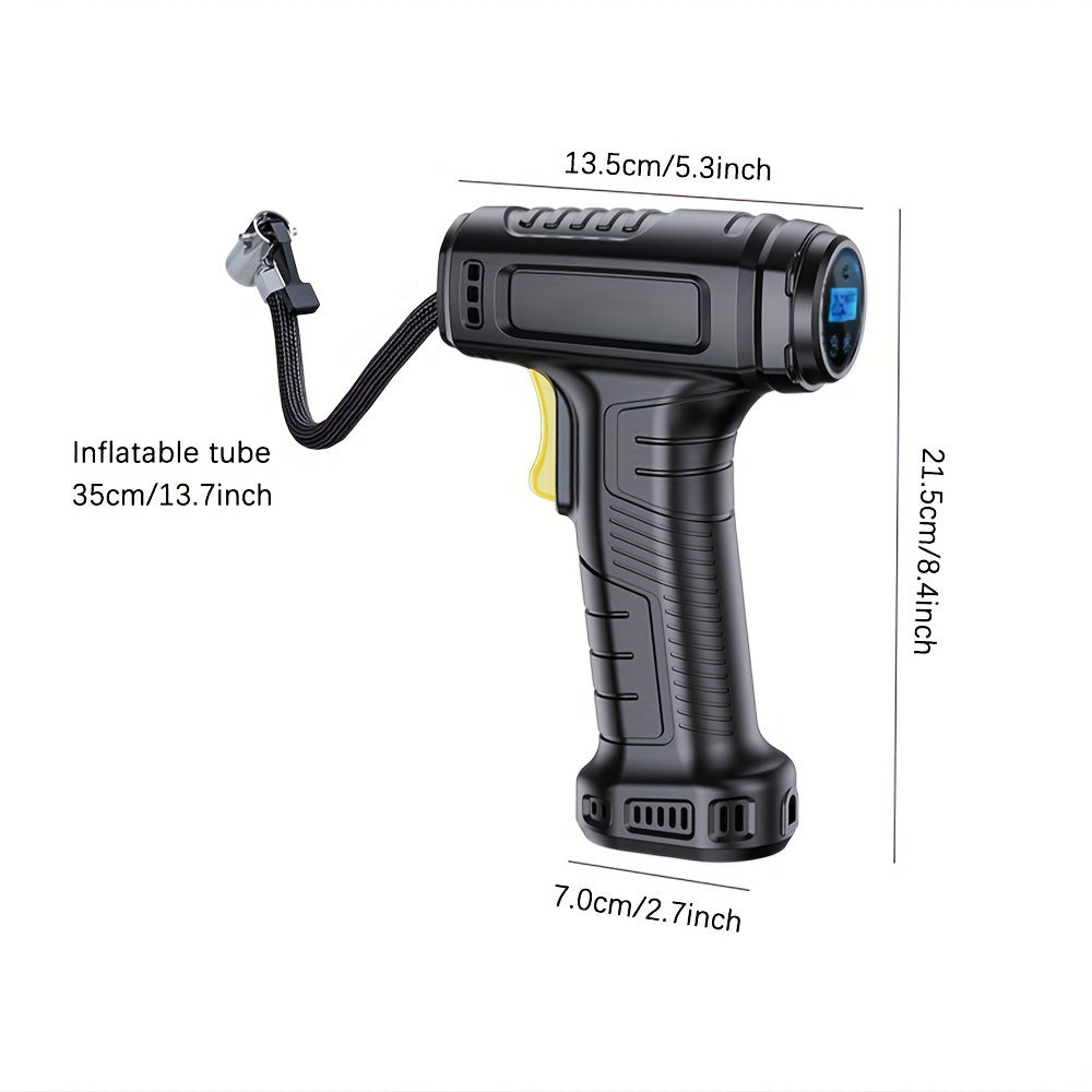120W Portable Car Tire Air Compressor With LED Light