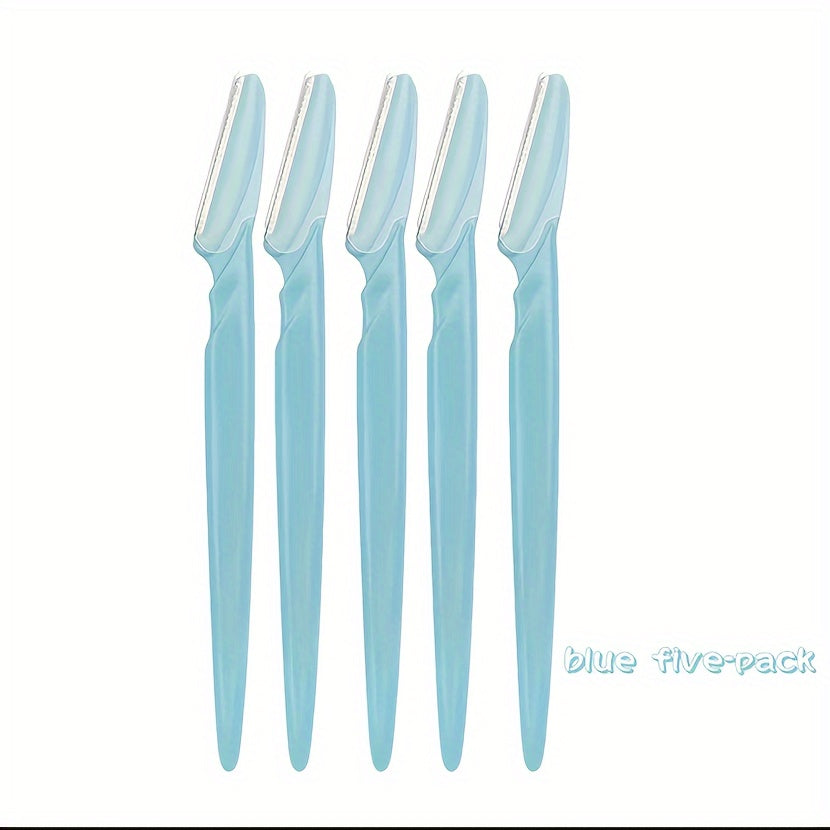 3/5/6/12/24pcs Eyebrow Razor Shaper Shavers, Facial Hair Remover Hair Trimmer Shaving Grooming Kit For Women And Men Face Hair Removers
