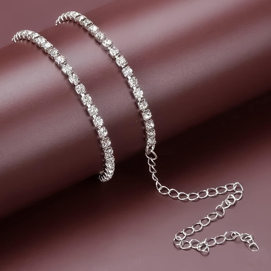 Elegant Luxury Silver Color Necklace Adjustable Size, Suitable For Daily Party Prom Accessories Necklace Gift