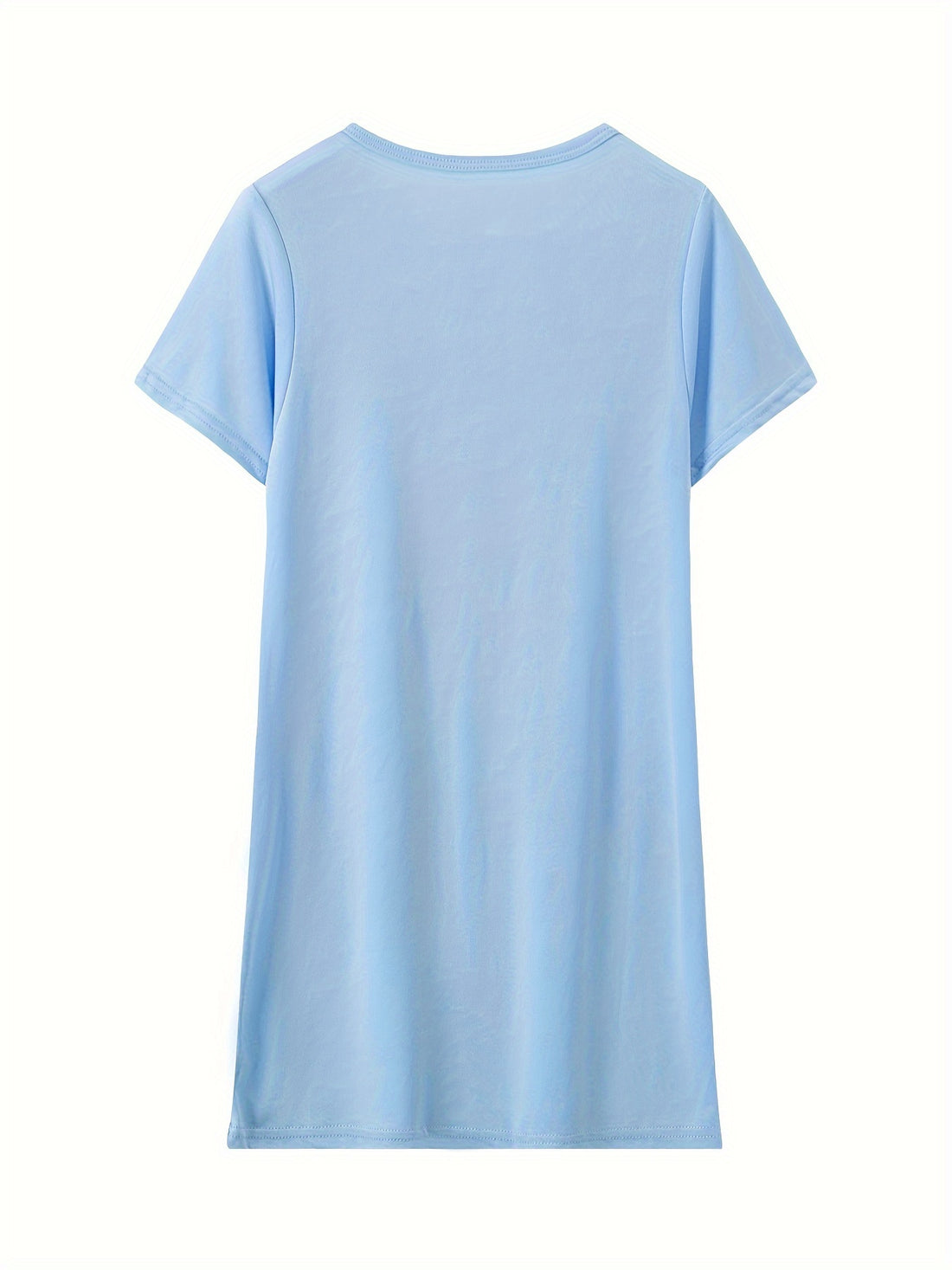 2pcs Girls Summer Cartoon Mermaid Pattern Short Sleeve.