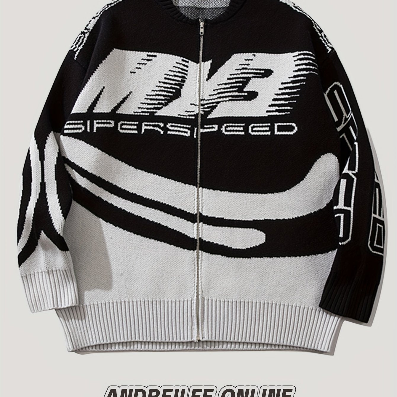 Retro Mid Stretch RIDER MORE Cardigan, Men's Casual Vintage.