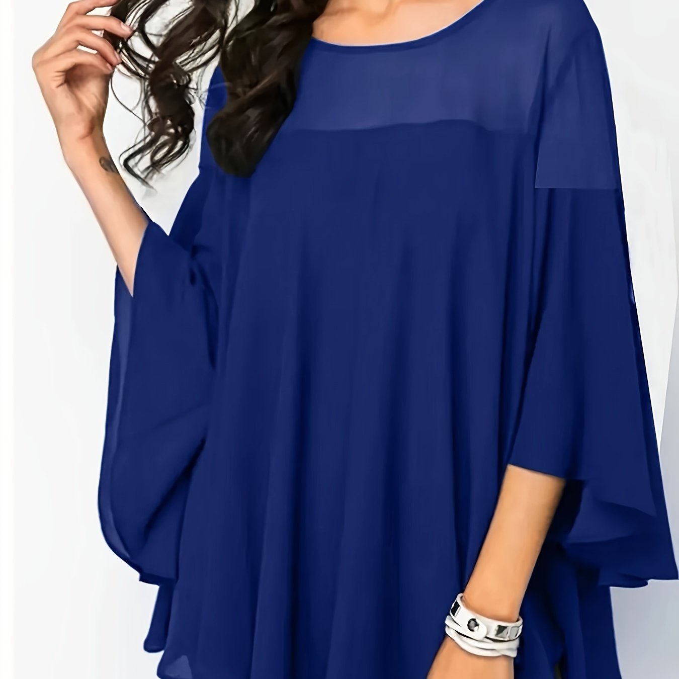 Plus Size Women's Casual Shirt - Vibrant Green Short Sleeve.