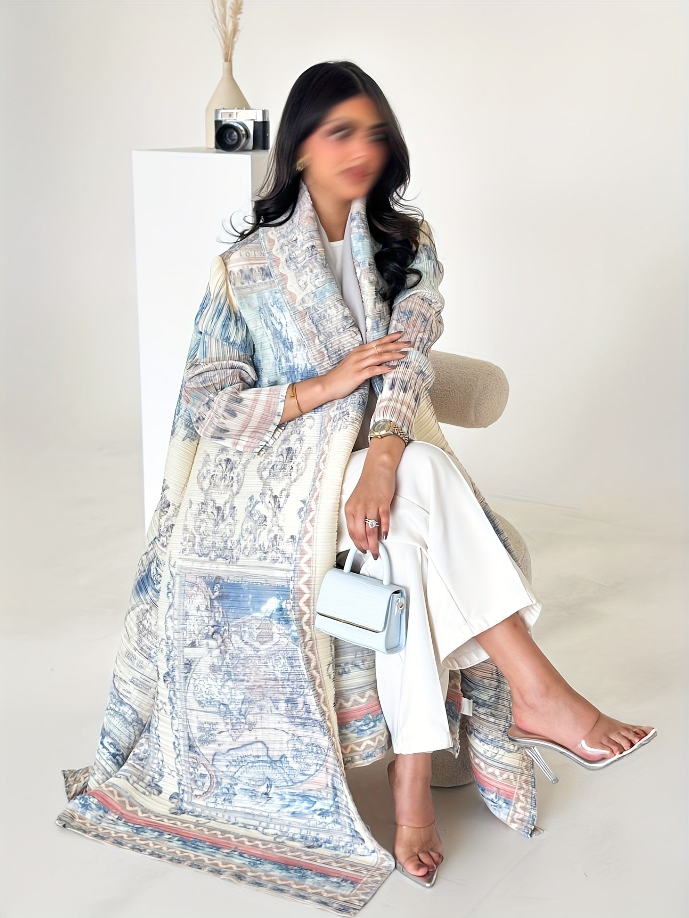 Women'S Elegant Long Sleeve Abaya - /MH