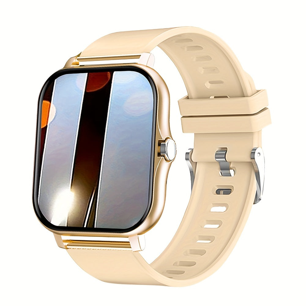 NEW Smart Watch 4.65cmInch With Wireless Calling/Receiving Multiple Sports Modes Sedentary Reminder Weather Forecast Message Notification Borderlessslim Design Multi-SportMode For Android & For IPhone For Men&Women AS A Gift