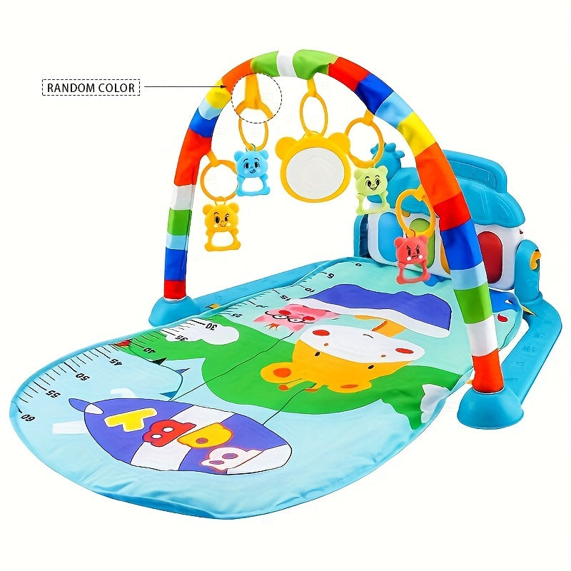 Delight Your Baby with this Fun and Educational Fitness Rack Toy, Piano Play Mat, and Crawling Mat, Halloween, Thanksgiving And Christmas Gift