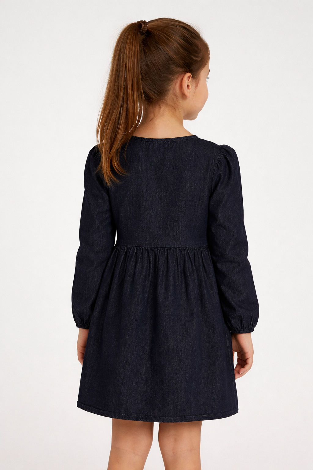 Indigo Charm Girls Denim Fashion Tunic