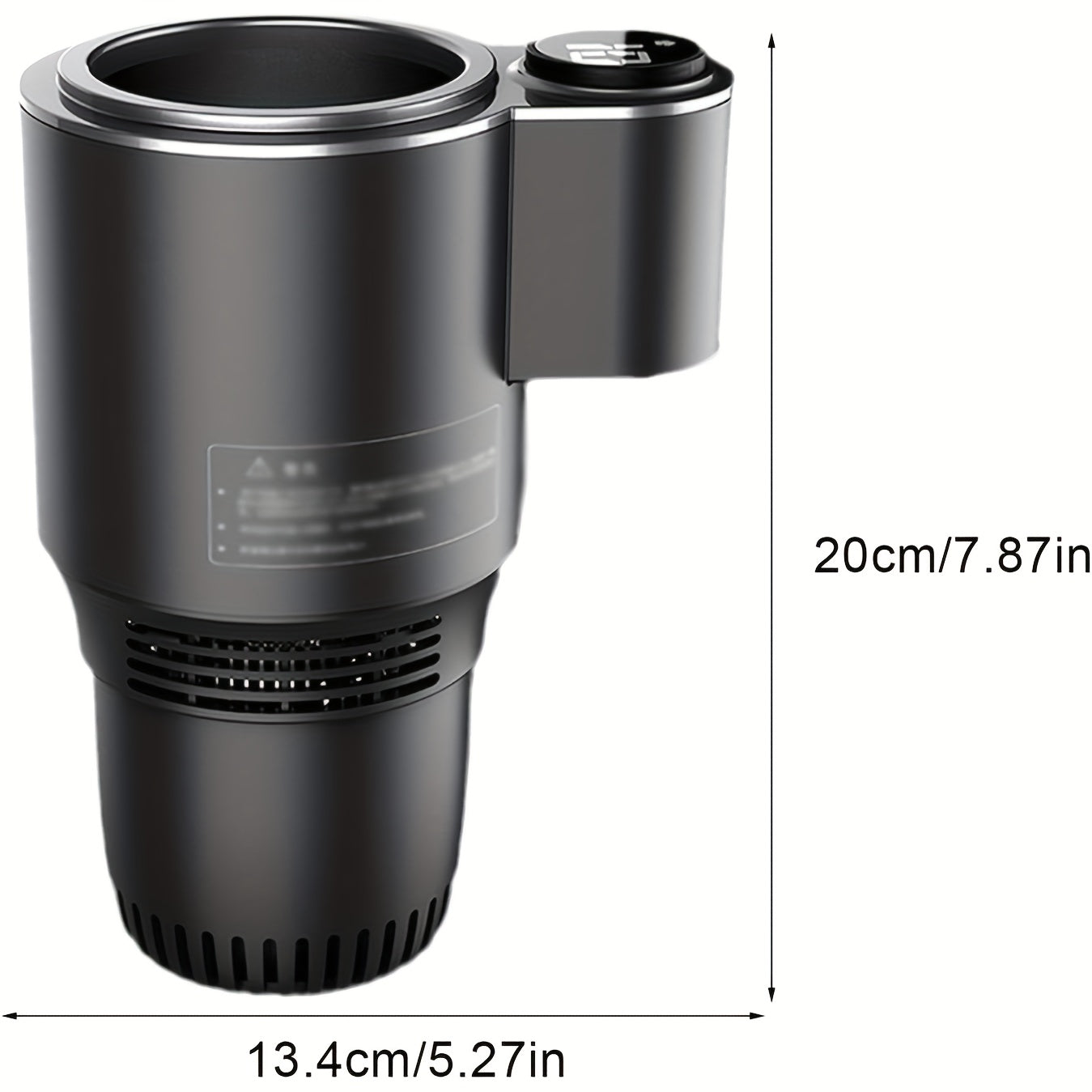 Cooler And Warmer Smart Car Cup With One-Click Temperature Control