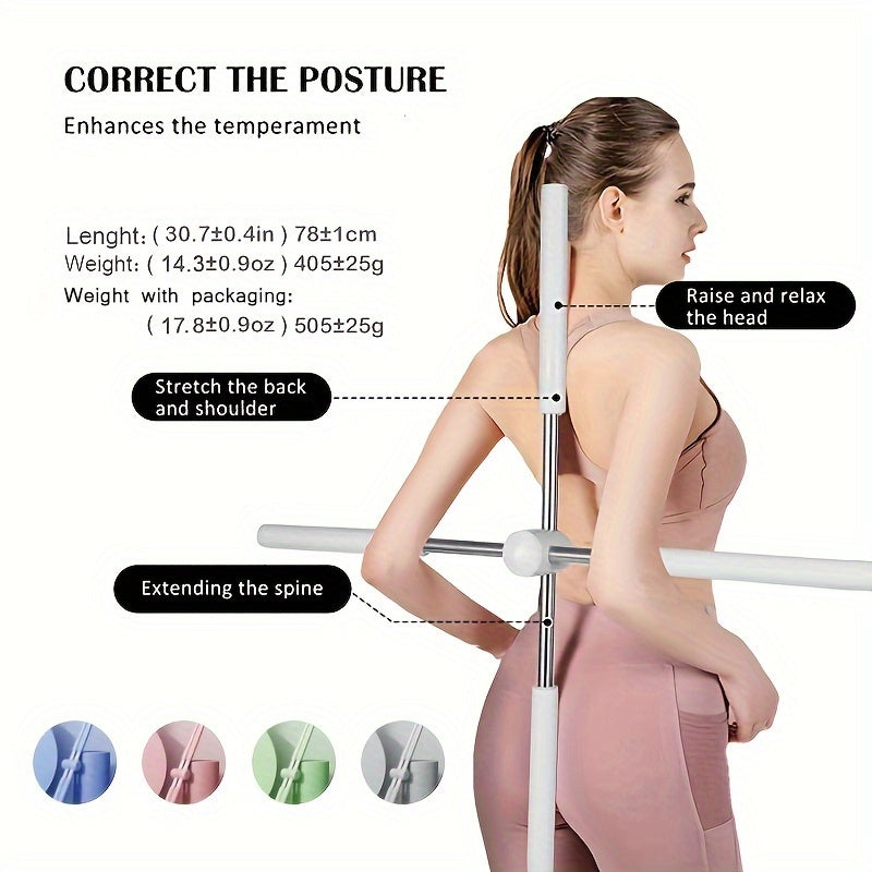 Yoga Body Stick for Posture Correction, Shoulder and Neck Relief,