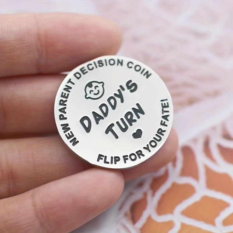 New Baby Parent Decision Coin, Collection Coin, Halloween, Thanksgiving And Christmas Gift