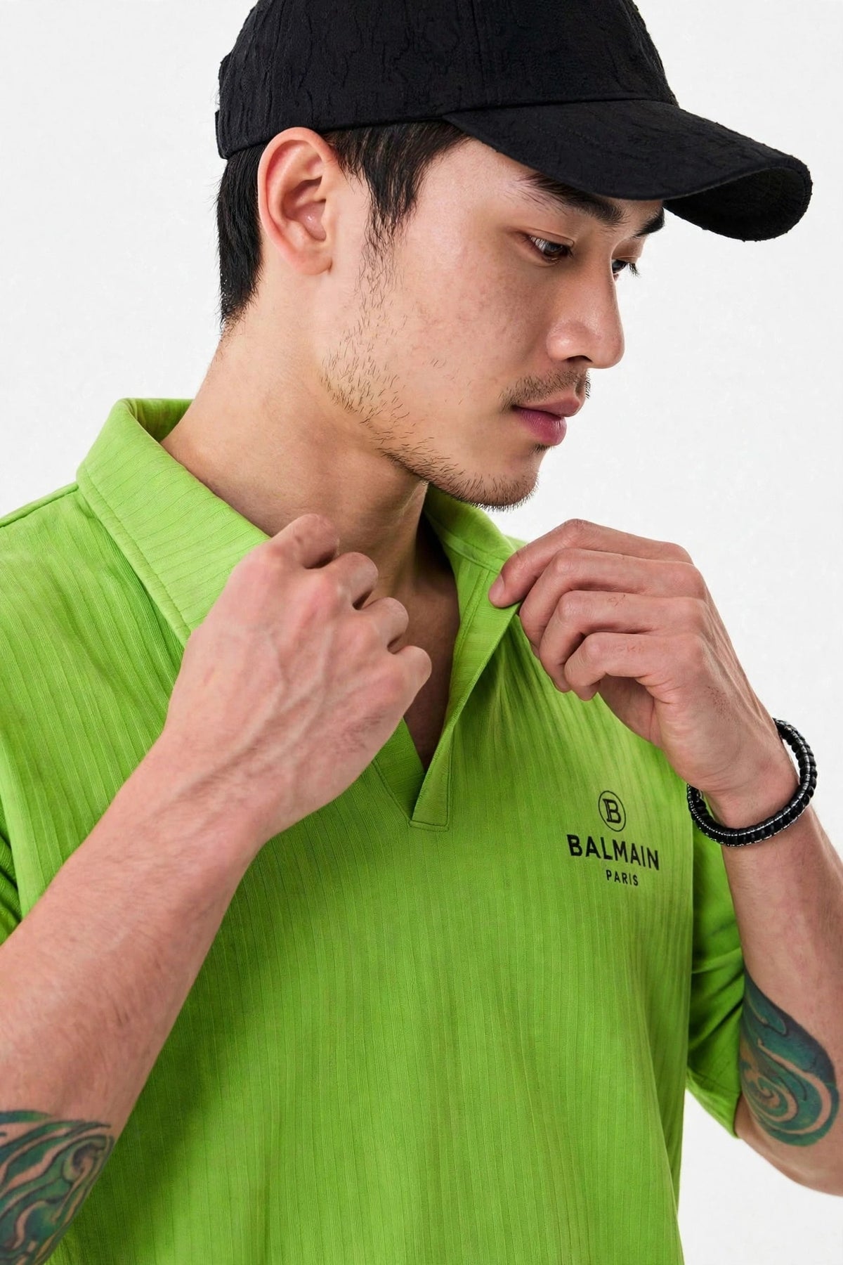 Dobi Cotton Co-Ord Set - Polo & Shorts | MEN