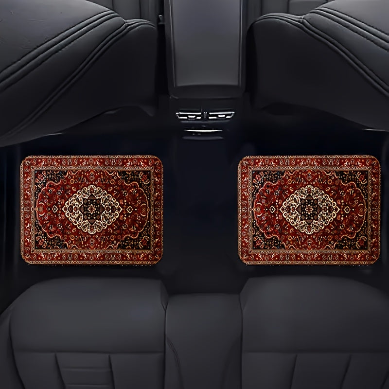 4pcs Elegant Moroccan-Inspired Car Floor Mats