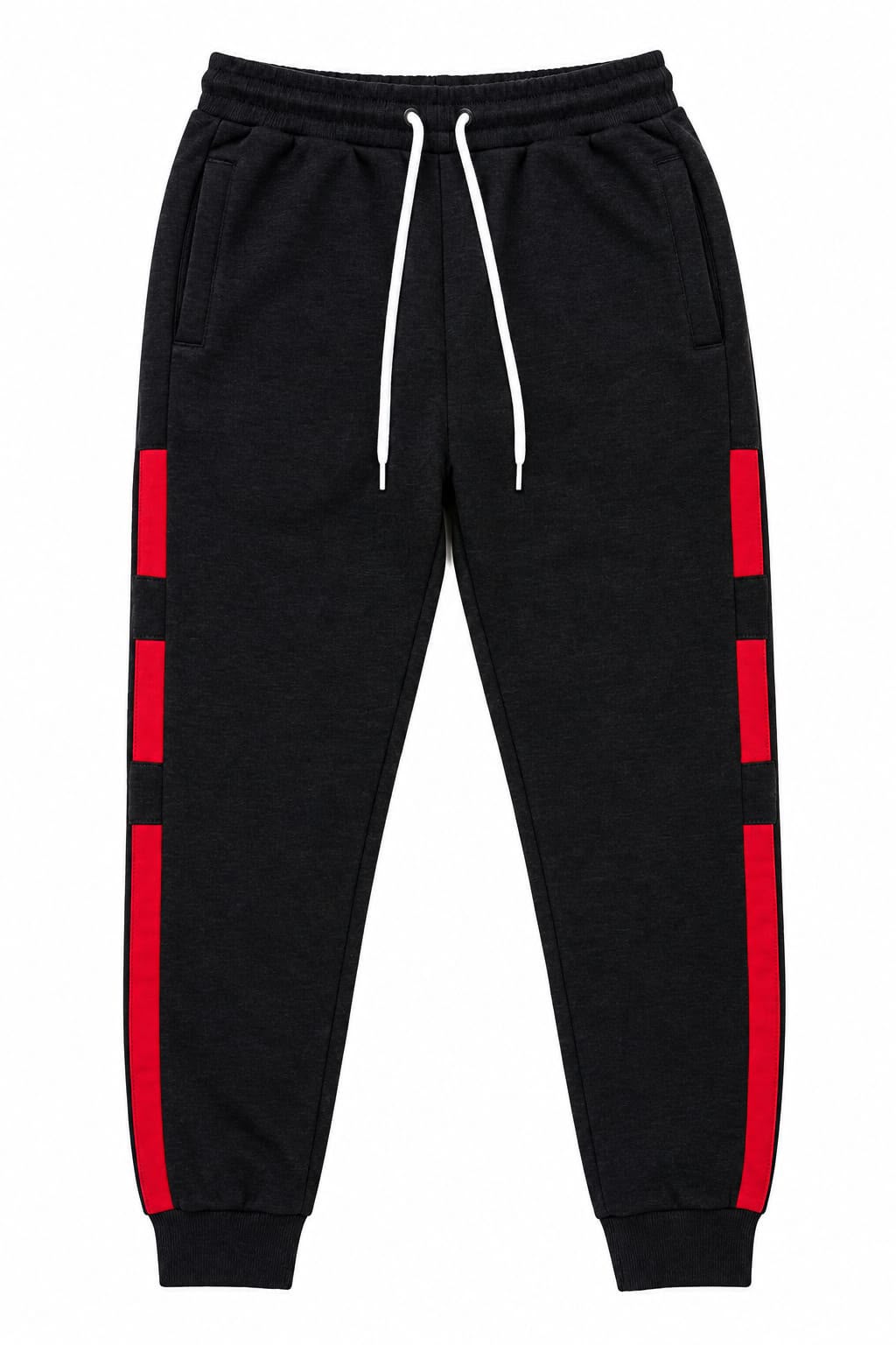 MH Men’s Urban Side-Stripe Joggers – Slim Fit Contrast Panel Sweatpants | 5 Colors | Sizes (S-XL)