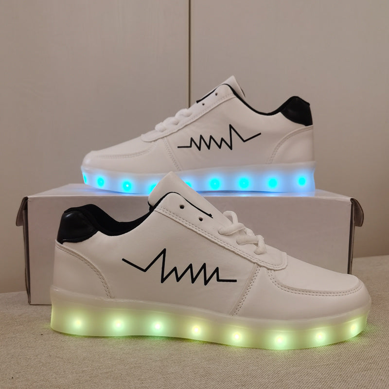 Women's Colorful Luminous Sneakers,