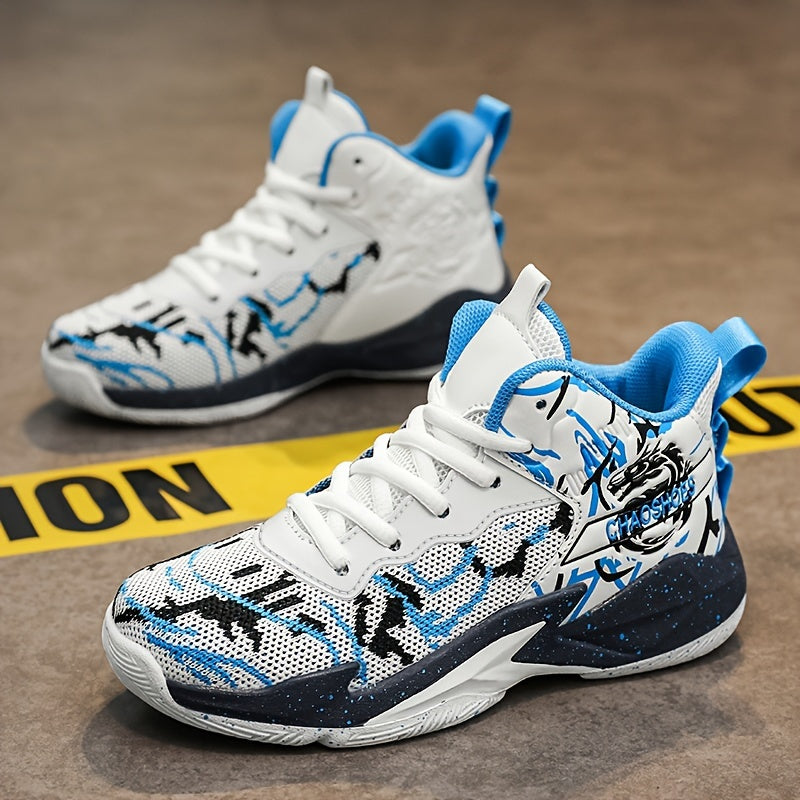 Cool Stylish Woven Basketball Shoes For Boys Kids Teenagers,