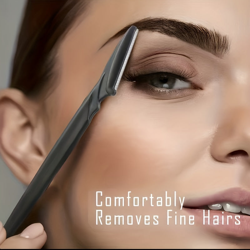 3/5/6/12/24pcs Eyebrow Razor Shaper Shavers, Facial Hair Remover Hair Trimmer Shaving Grooming Kit For Women And Men Face Hair Removers