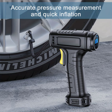 120W Portable Car Tire Air Compressor With LED Light