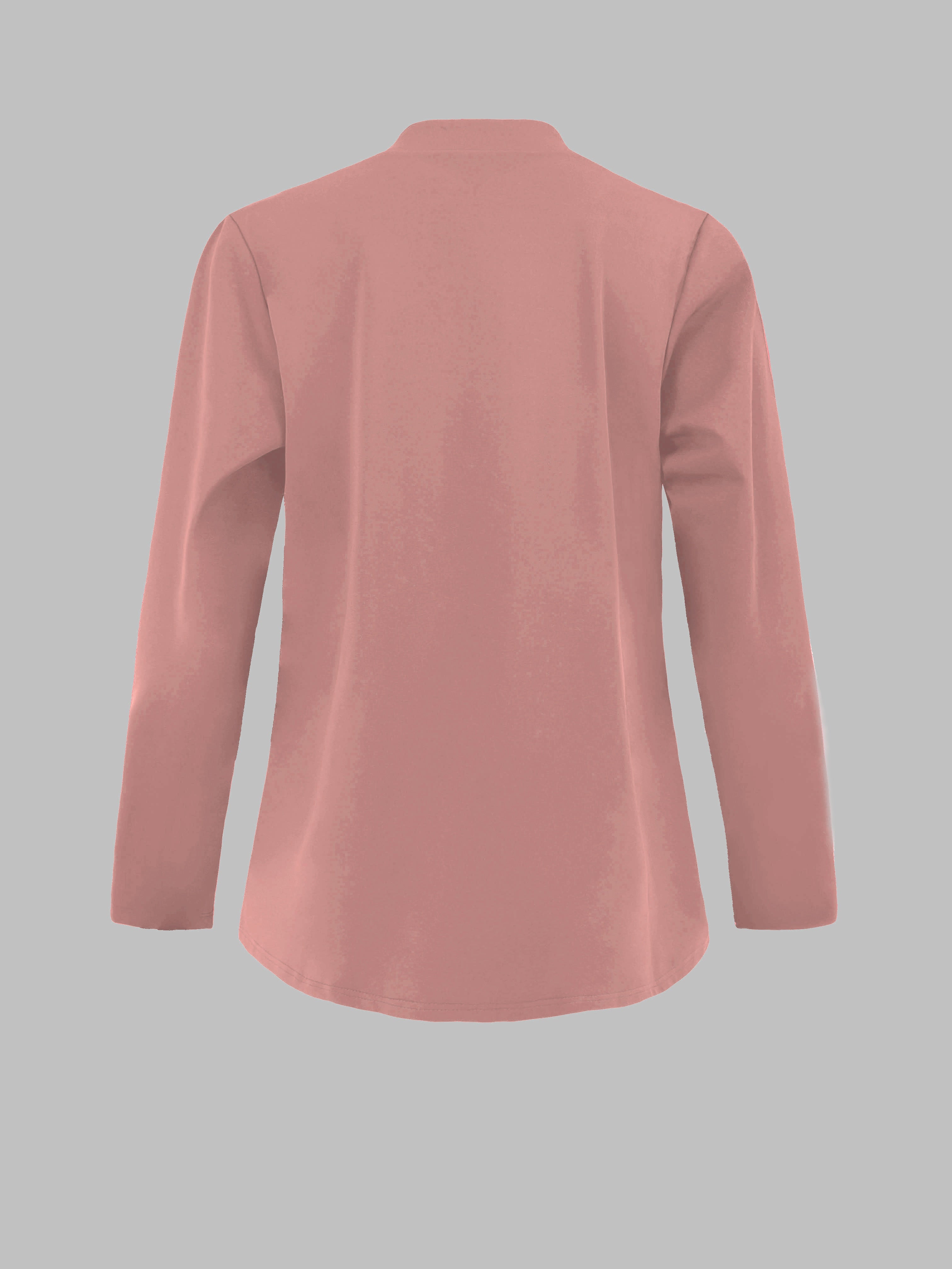 Solid Open Front Blazer, Casual Long Sleeve Blazer For Office,