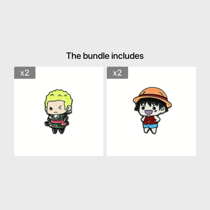 1pc New Cartoon Character Brooch Creative Little Boy Little Girl Enamel Brooch Metal Paint Badge Backpack Clothing Jewelry Wallet Pendant Holiday Gift