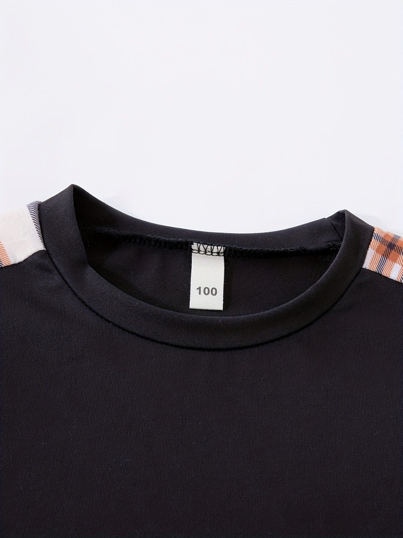 3pcs Boys Casual Solid Short Sleeve T-shirt & Smile Face Print Shorts.